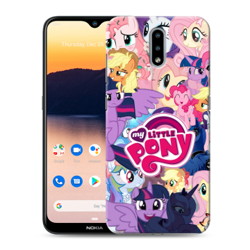 Силиконовый чехол на Nokia 2.3 с принтом My little pony Дружба чудо