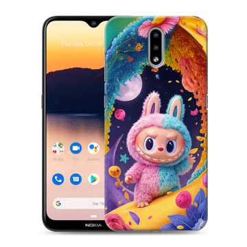 Силиконовый чехол на Nokia 2.3 с принтом Labubu Лабубу Силиконовый чехол на Nokia 2.3 с принтом Labubu Лабубу