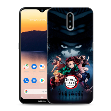 Силиконовый чехол на Nokia 2.3 с принтом Demon Slayer Клинок рассекающий демонов Силиконовый чехол на Nokia 2.3 с принтом Demon Slayer Клинок рассекающий демонов
