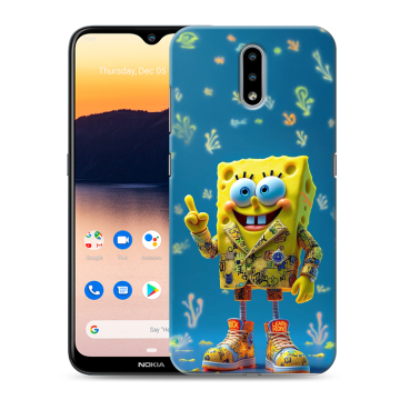 Силиконовый чехол на Nokia 2.3 с принтом Спанч боб Спанчбоб Силиконовый чехол на Nokia 2.3 с принтом Спанч боб Спанчбоб