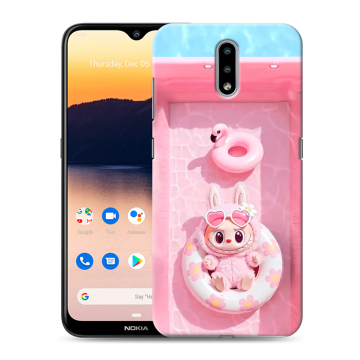Силиконовый чехол на Nokia 2.3 с принтом Labubu Лабубу Силиконовый чехол на Nokia 2.3 с принтом Labubu Лабубу