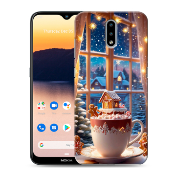 Силиконовый чехол на Nokia 2.3 с принтом Новый год