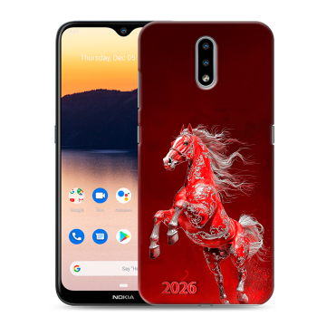 Силиконовый чехол на Nokia 2.3 с принтом Новый год