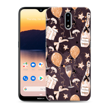Силиконовый чехол на Nokia 2.3 с принтом Новый год