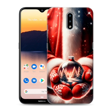 Силиконовый чехол на Nokia 2.3 с принтом Новый год