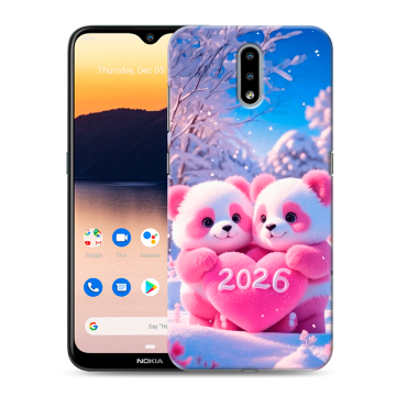 Силиконовый чехол на Nokia 2.3 с принтом Новый год