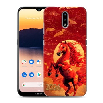 Силиконовый чехол на Nokia 2.3 с принтом Новый год