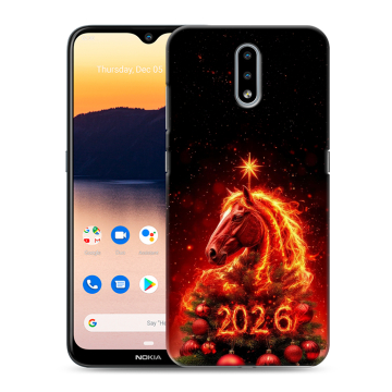 Силиконовый чехол на Nokia 2.3 с принтом Новый год