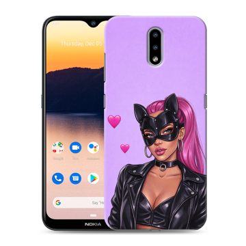 Силиконовый чехол на Nokia 2.3 с принтом женский