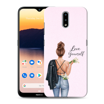 Силиконовый чехол на Nokia 2.3 с принтом женский Силиконовый чехол на Nokia 2.3 с принтом женский