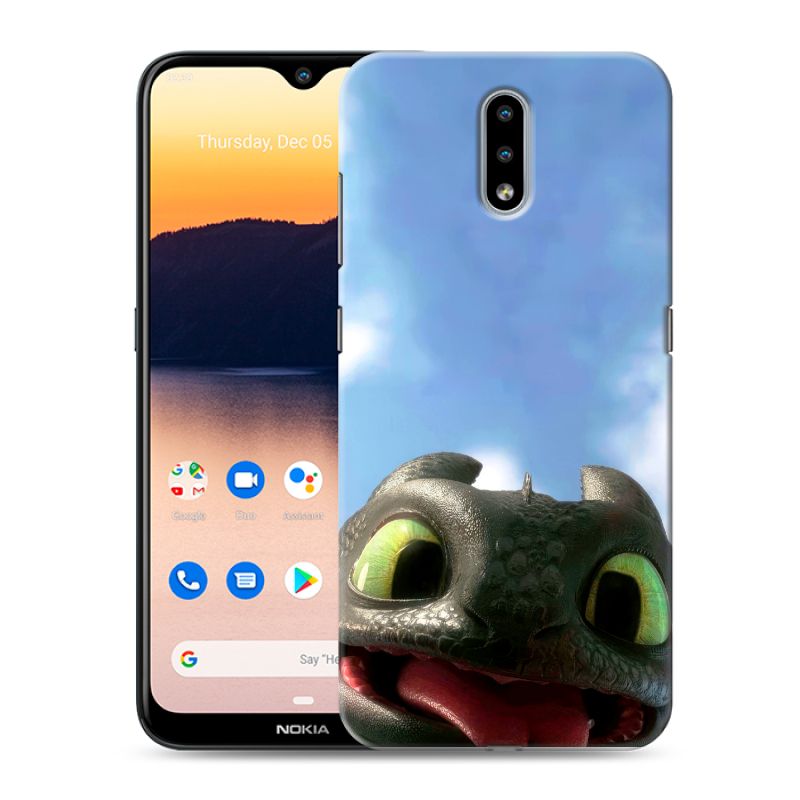 Силиконовый чехол на Nokia 2.3 с принтом Как приручить дракона Силиконовый чехол на Nokia 2.3 с принтом Как приручить дракона