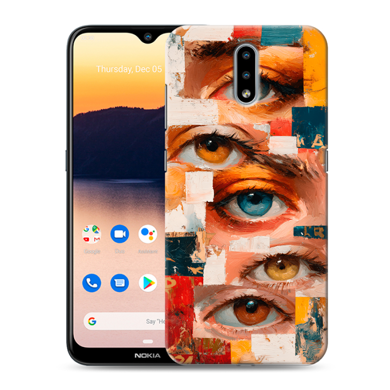 Силиконовый чехол на Nokia 2.3 с принтом Модный принт Силиконовый чехол на Nokia 2.3 с принтом Модный принт