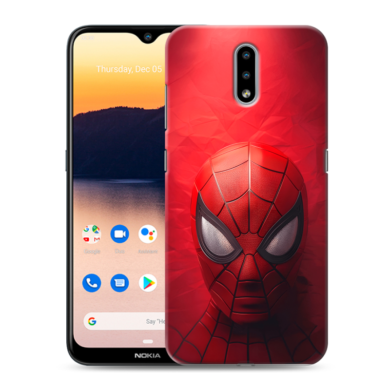 Силиконовый чехол на Nokia 2.3 с принтом Spiderman Человек паук Силиконовый чехол на Nokia 2.3 с принтом Spiderman Человек паук