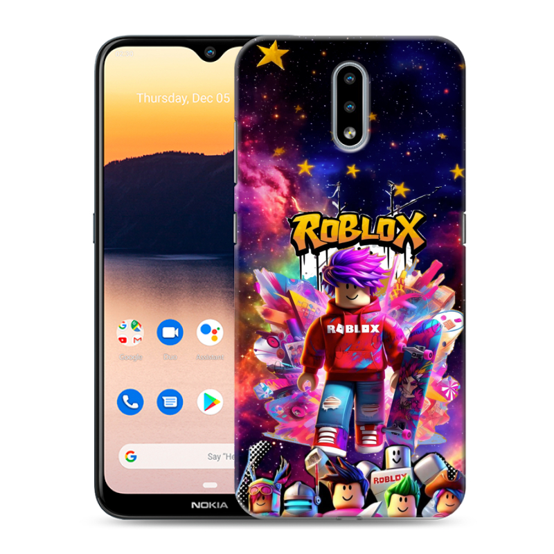 Силиконовый чехол на Nokia 2.3 с принтом Roblox Роблокс Силиконовый чехол на Nokia 2.3 с принтом Roblox Роблокс