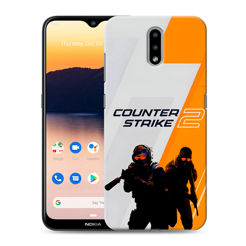 Силиконовый чехол на Nokia 2.3 с принтом Counter Strike Силиконовый чехол на Nokia 2.3 с принтом Counter Strike