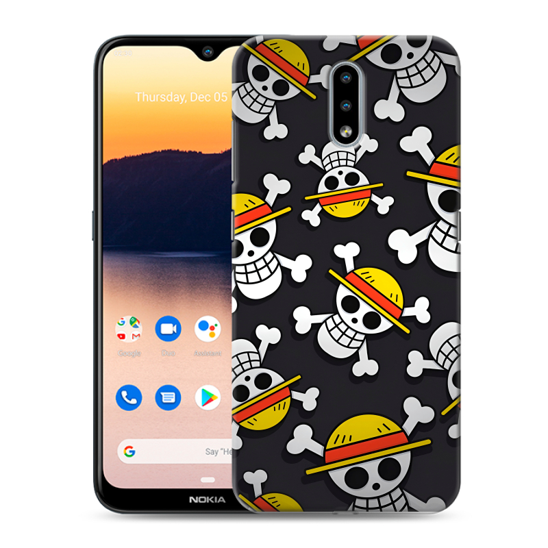 Силиконовый чехол на Nokia 2.3 с принтом One Piece Ван Пис Силиконовый чехол на Nokia 2.3 с принтом One Piece Ван Пис