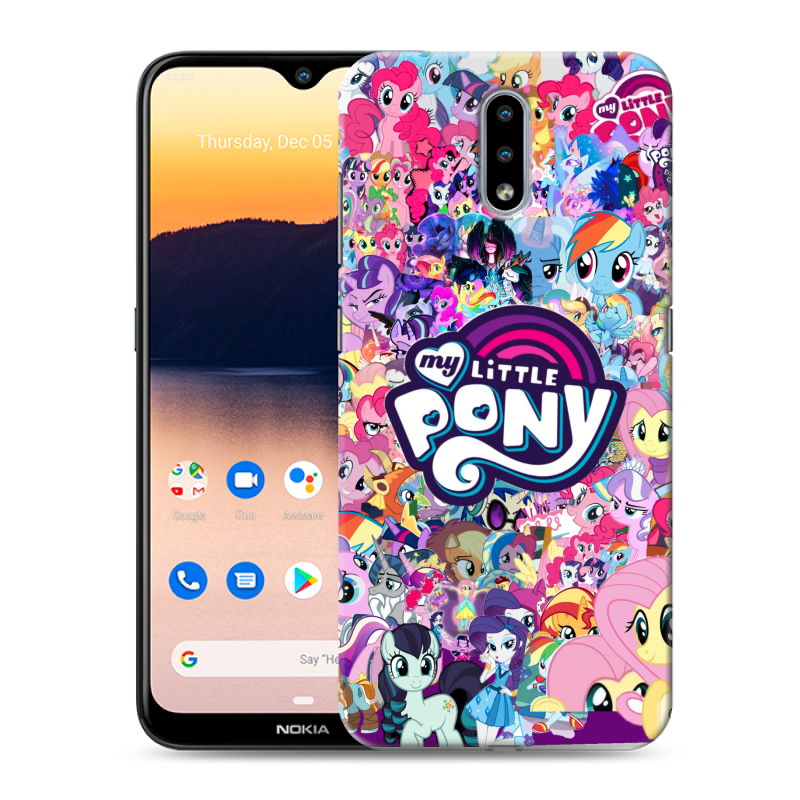Силиконовый чехол на Nokia 2.3 с принтом My little pony Дружба чудо Силиконовый чехол на Nokia 2.3 с принтом My little pony Дружба чудо