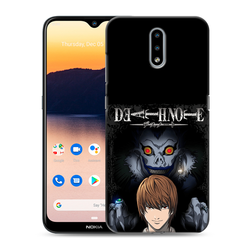 Силиконовый противоударный чехол на Nokia 2.3 с принтом Death note Тетрадь смерти Силиконовый противоударный чехол на Nokia 2.3 с принтом Death note Тетрадь смерти