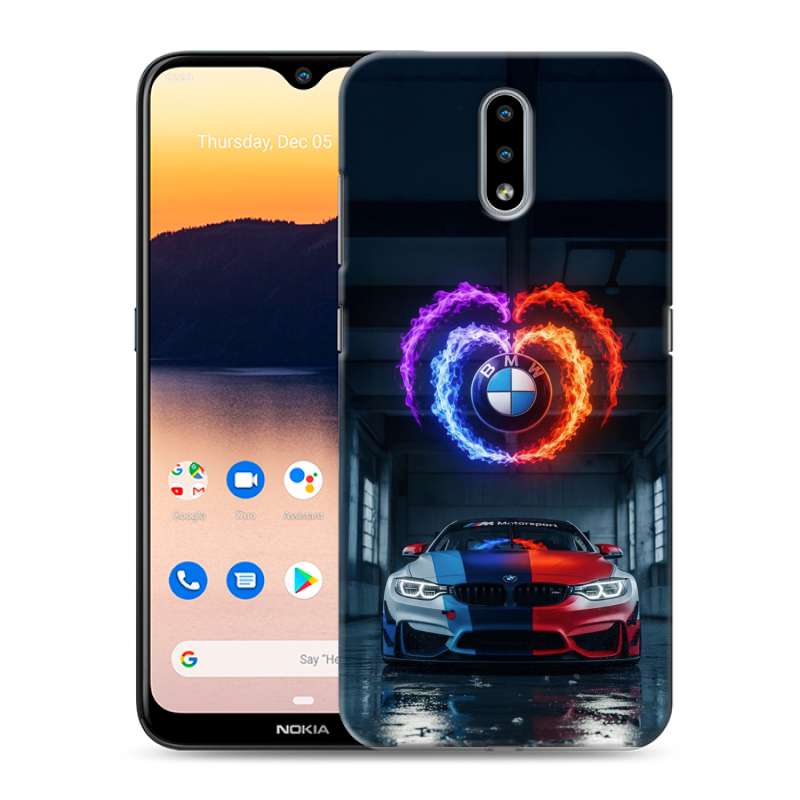 Силиконовый чехол на Nokia 2.3 с принтом BMW БМВ Силиконовый чехол на Nokia 2.3 с принтом BMW БМВ