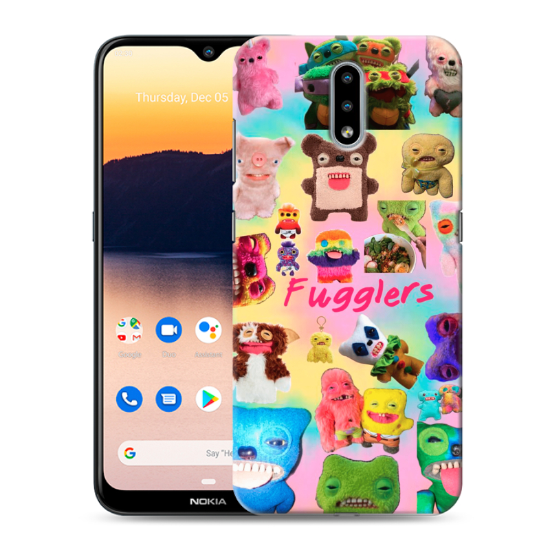 Силиконовый противоударный чехол на Nokia 2.3 с принтом Флагер Fuggler Силиконовый противоударный чехол на Nokia 2.3 с принтом Флагер Fuggler