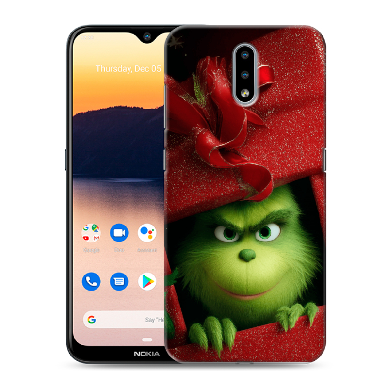 Силиконовый чехол на Nokia 2.3 с принтом Новый год Силиконовый чехол на Nokia 2.3 с принтом Новый год