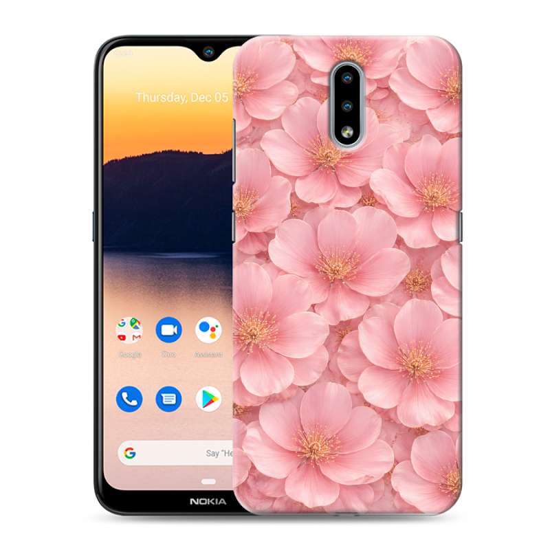 Силиконовый противоударный чехол на Nokia 2.3 с принтом женский Силиконовый противоударный чехол на Nokia 2.3 с принтом женский