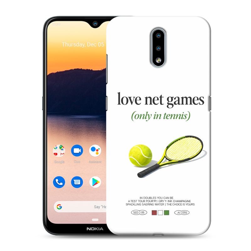 Силиконовый противоударный чехол на Nokia 2.3 с принтом для девочек Силиконовый противоударный чехол на Nokia 2.3 с принтом для девочек