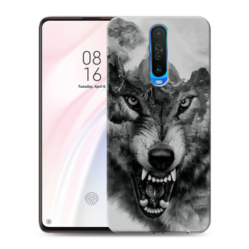 Силиконовый чехол на Xiaomi RedMi K30 с принтом Волк Силиконовый чехол на Xiaomi RedMi K30 с принтом Волк