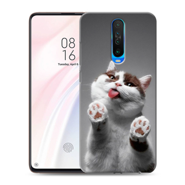 Силиконовый чехол на Xiaomi RedMi K30 с принтом Коты Силиконовый чехол на Xiaomi RedMi K30 с принтом Коты