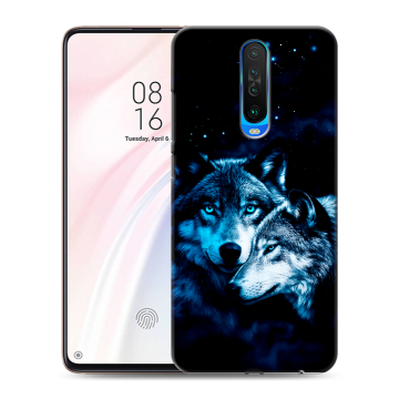Силиконовый чехол на Xiaomi RedMi K30 с принтом Волки Силиконовый чехол на Xiaomi RedMi K30 с принтом Волки