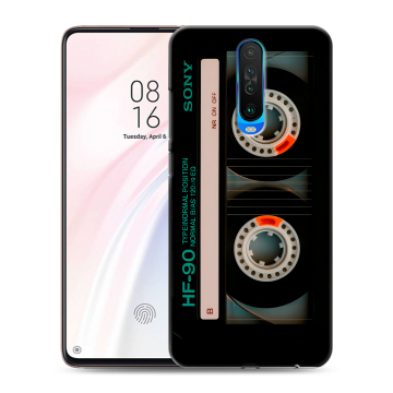 Силиконовый чехол на Xiaomi RedMi K30 с принтом Кассета