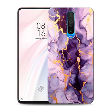 Силиконовый чехол на Xiaomi RedMi K30 с принтом Мрамор