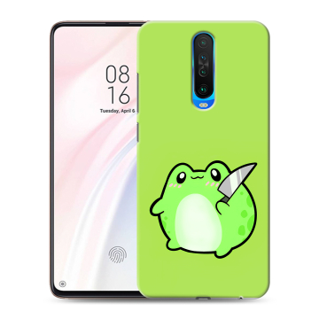 Силиконовый чехол на Xiaomi RedMi K30 с принтом Лягушенок