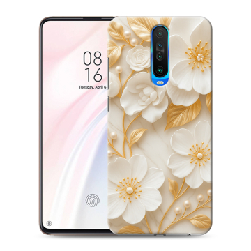 Силиконовый чехол на Xiaomi RedMi K30 с принтом Цветы
