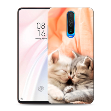 Силиконовый чехол на Xiaomi RedMi K30 с принтом Котята