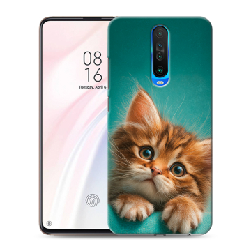 Силиконовый чехол на Xiaomi RedMi K30 с принтом котенок