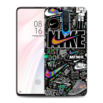 Силиконовый чехол на Xiaomi RedMi K30 с принтом Найк