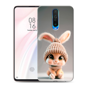 Силиконовый чехол на Xiaomi RedMi K30 с принтом Кролик