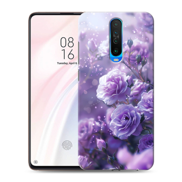 Силиконовый чехол на Xiaomi RedMi K30 с принтом Розы цветы