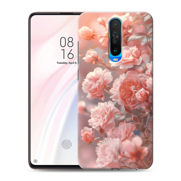 Силиконовый чехол на Xiaomi RedMi K30 с принтом Розовые розы