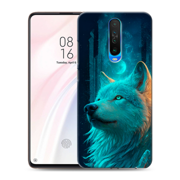 Силиконовый чехол на Xiaomi RedMi K30 с принтом бабочки саккура