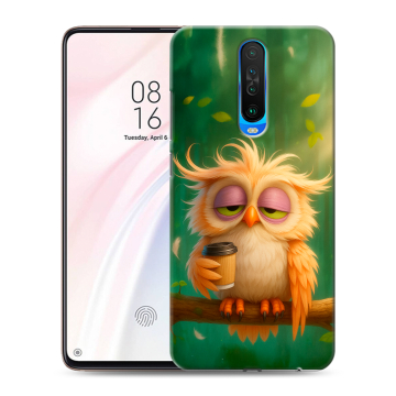 Силиконовый чехол на Xiaomi RedMi K30 с принтом сова