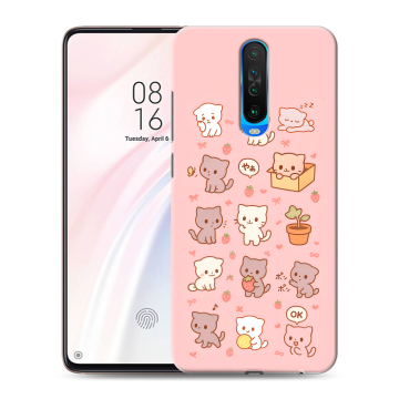 Силиконовый чехол на Xiaomi RedMi K30 с принтом Hello Kitty Хелоу Кити