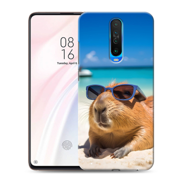 Силиконовый чехол на Xiaomi RedMi K30 с принтом Капибара