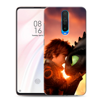Силиконовый чехол на Xiaomi RedMi K30 с принтом Как приручить дракона