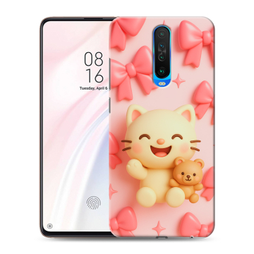 Силиконовый чехол на Xiaomi RedMi K30 с принтом для девочек