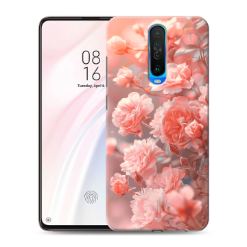 Силиконовый чехол на Xiaomi RedMi K30 с принтом Розы цветы