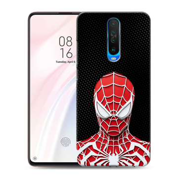 Силиконовый чехол на Xiaomi RedMi K30 с принтом человек паук spiderman
