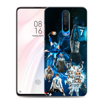 Силиконовый чехол на Xiaomi RedMi K30 с принтом Реал Роналдо