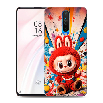 Силиконовый чехол на Xiaomi RedMi K30 с принтом Labubu Лабубу
